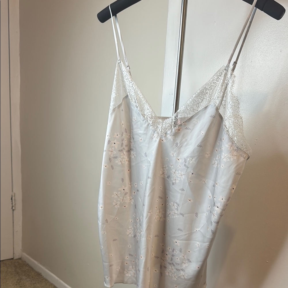 Victoria's Secret White Lace Chemise